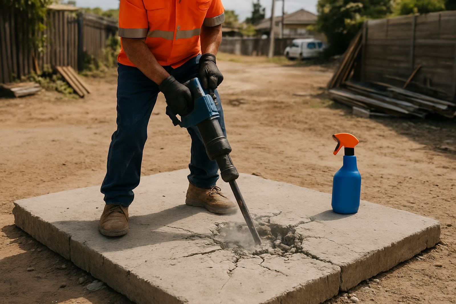 Breaking Concrete Cleanly