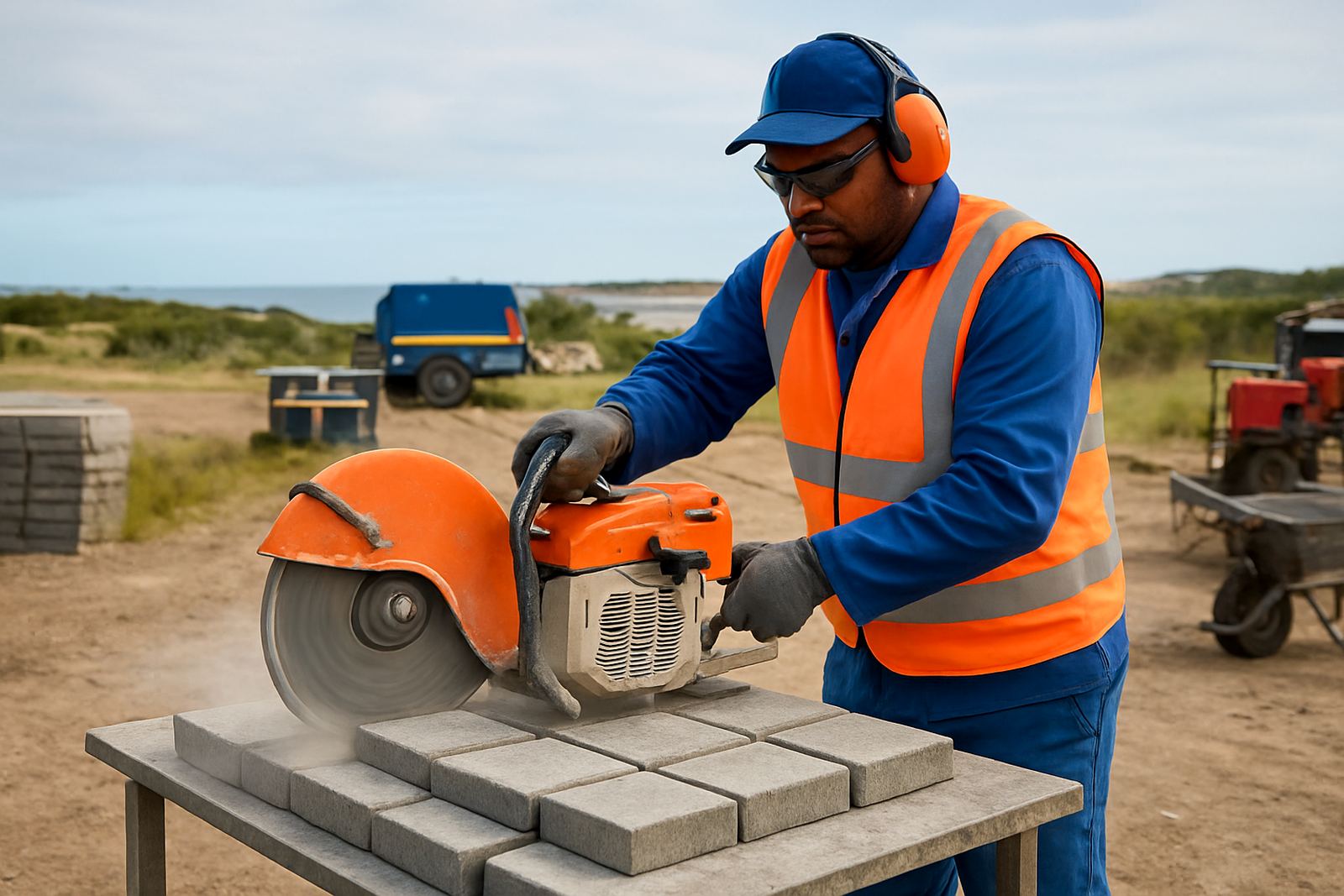 Cutting Paving Neatly