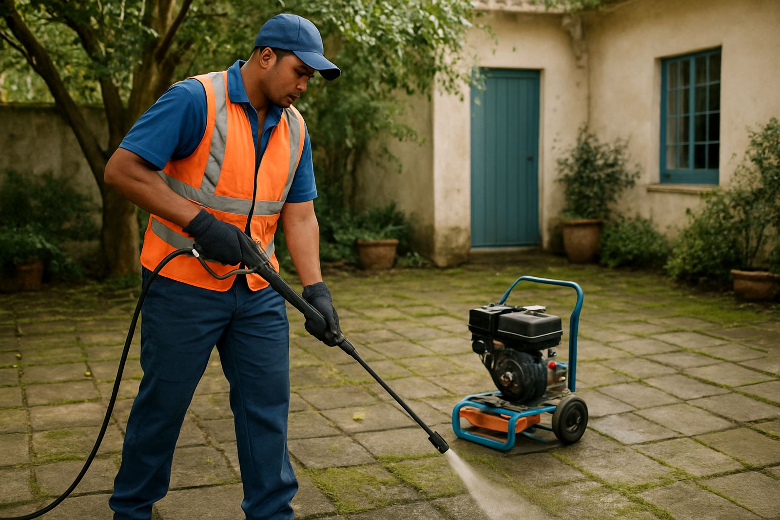 Pressure Washing Paving